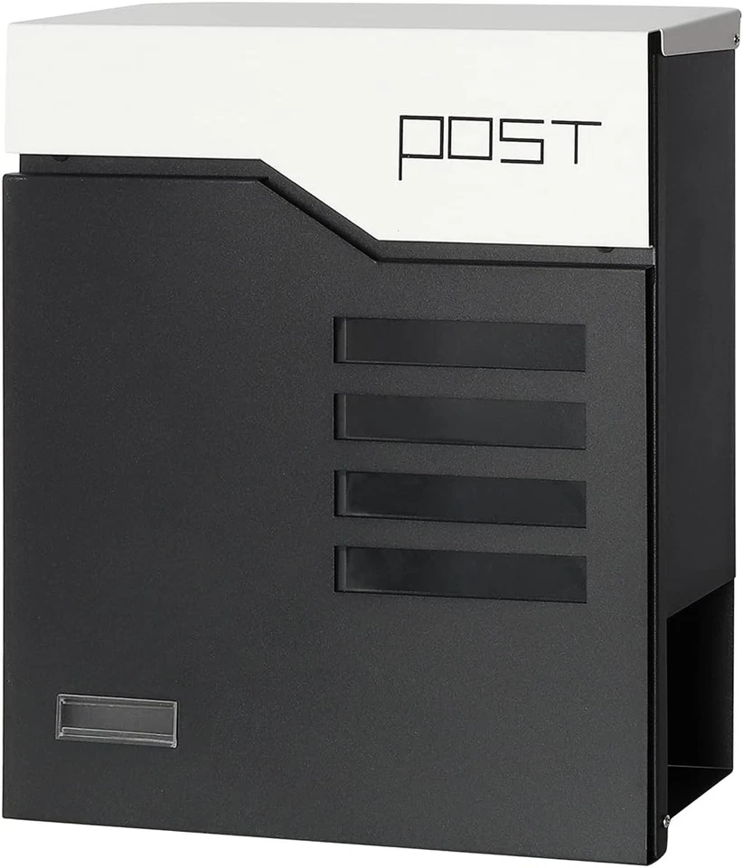 Wall Mount Locking Mailbox- Waterproof Key Lock Drop Box - Image 3 of 4