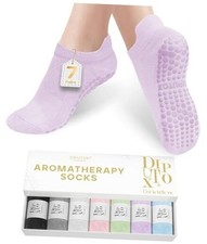 7 Pairs Pilates Socks with grips for Women- Non Slip, Ankle Yoga Multicolor-01