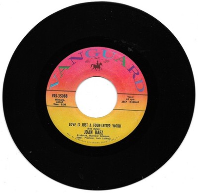 BAEZ, Joan  (Love Is Just A Four-Letter Word)  Vanguard 35088 = MINT VINTAGE