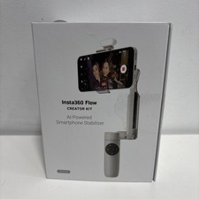 Insta360 Flow Creator Kit Axis Gimbal Stabilizer for Smartphones Gray Used