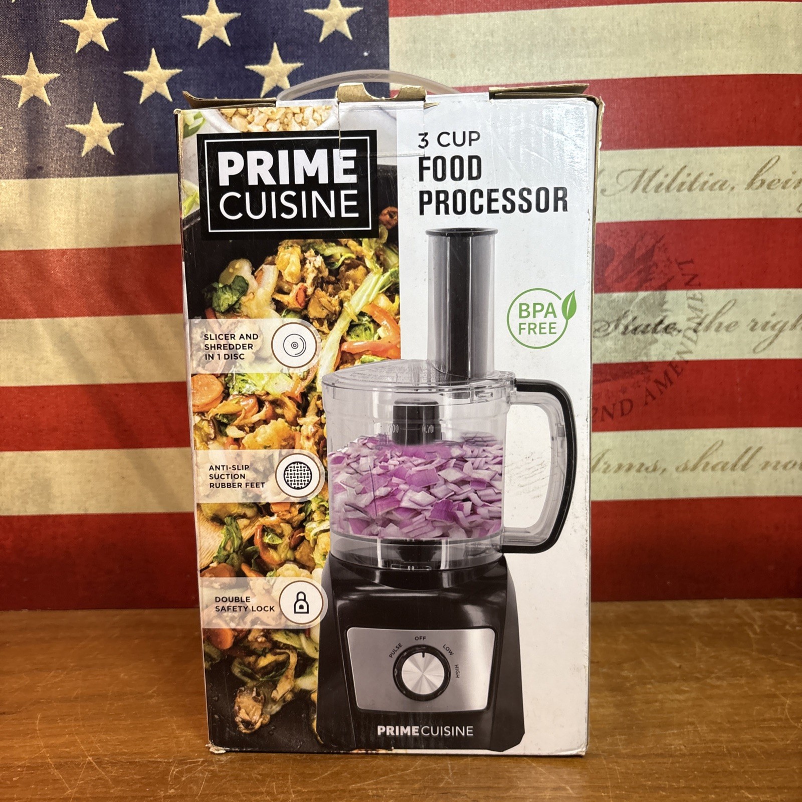 Prime Cuisine Electric Vegetable Chopper And Food Processor,