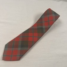 Brooks Brothers Men Red Green Tartan Wool Tie NWoT