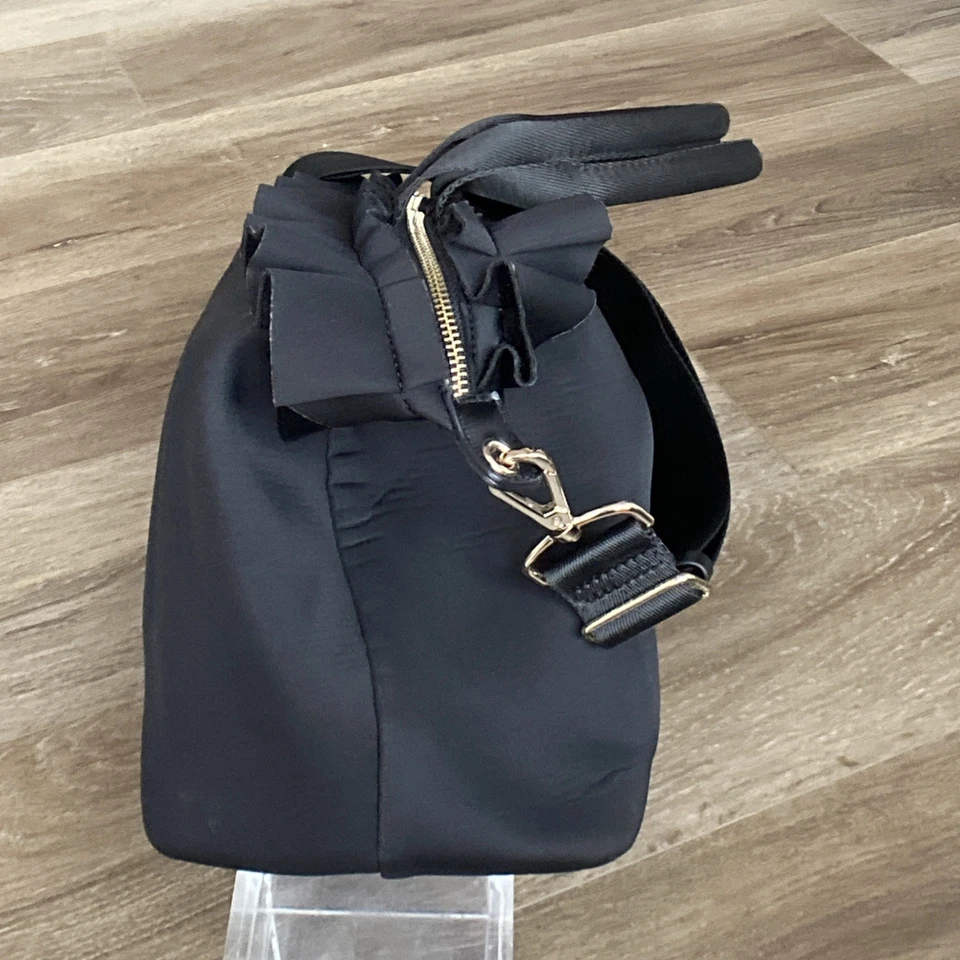 Ted Baker London Roseiee Ruffle Large Tote Black Crossbody Strap - Image 3 of 4