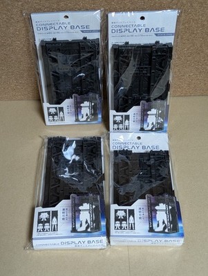 DAISO Set of 4　Gundam Display Cage Base Connectible Stacktable 17cm NEW - japan