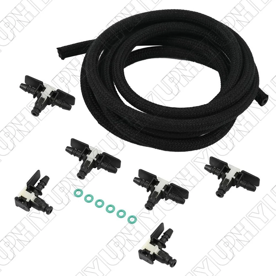 Fuel Injector Return Line Fitting Hose Kit For EcoDiesel 3.0L Ram Grand Cherokee - Image 2 of 4