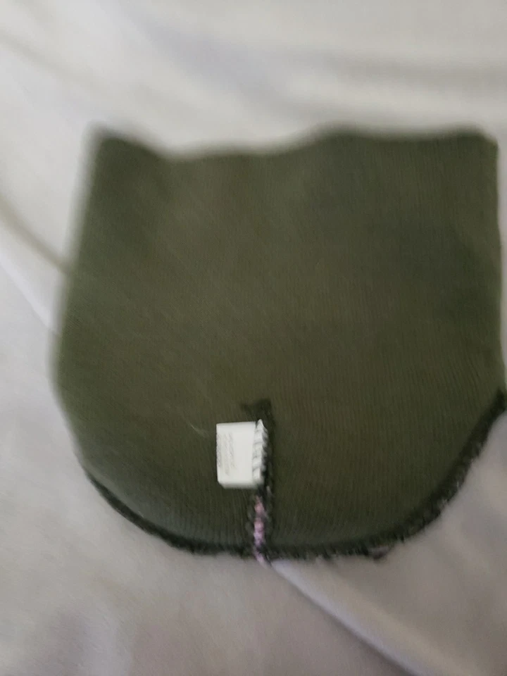 Camouflage Beanie Olive Green/black/pink - Image 3 of 4