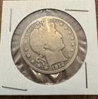 1912 US BARBER HALF DOLLAR   $.5 SILVER COIN 90%