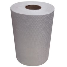 Case of 12 White Roll Towel for Dispensers - 7.875" x 350' Continuous Roll