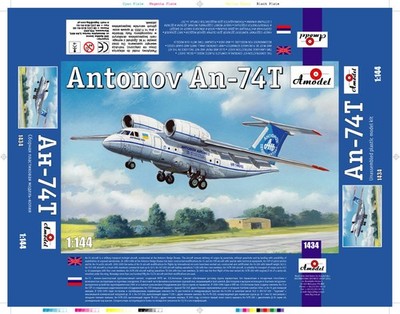 Amodel 1434 - 1:144 Antonov An-74T - Neu