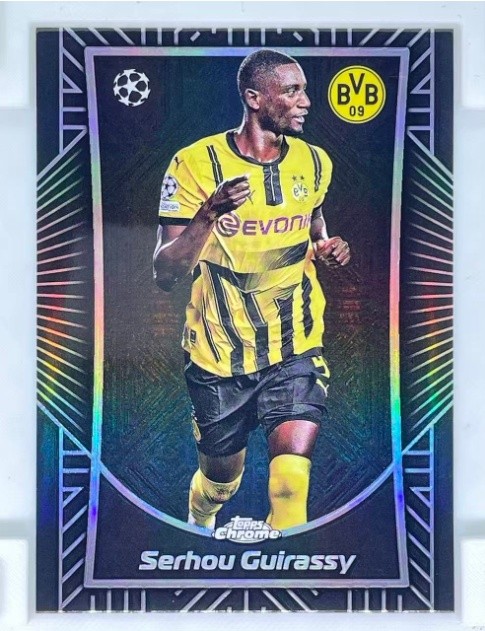 Serhou Guirassy 2024-25 Topps Chrome UEFA Shadow Etch #SE-6