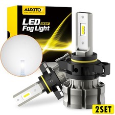 2Set AUXITO H16 CANBUS 5202 Fog LED Bulbs Light 6500K White Extremely bright EXV