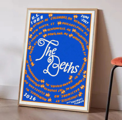 The Beths US Tour 2026 Poster