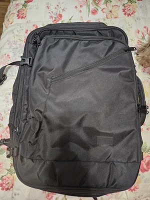 Matein Travel Laptop Backpack. Black  Water Resistant 600D Polyester Fabric