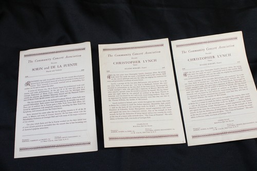 Concert Programs Lot 1936-1949 Beloit UW Wisconsin Opera House - Picture 9 of 15
