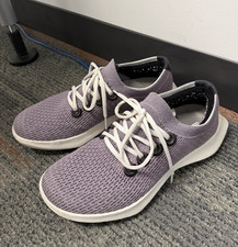 Allbirds Men  s Purple/White Knit Lace-Up Low Top Sneaker Breathable