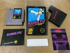 Kung Fu Nintendo NES CIB 1st Print Matte Seal Hangtab Complete 1985 ROB Poster