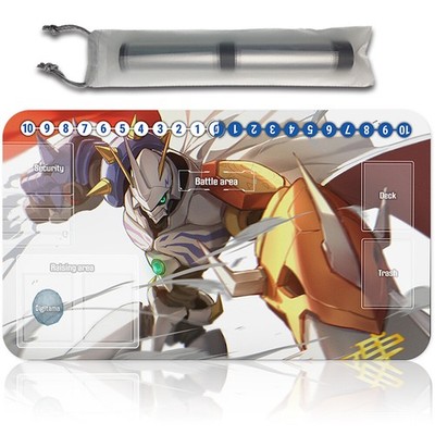 Board Game Digimon Playmat With Card Zones Mousepad Playmat of TCG CCG