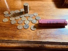 1958 P-Lincoln Wheat Cent Penny 50 Coin roll Circulated