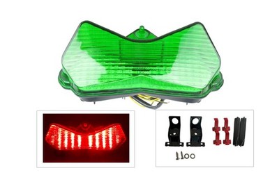 For Kawasaki Z1000/ ZR1000; 2003-2004-05-06; LED Green Rear Lamp Brake Taillight
