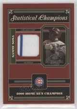 2004 Donruss Timeless Treasures Statistical Champions 79/100 Sammy Sosa 04br