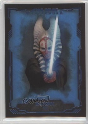 2016 Topps Star Wars Masterwork Blue Metallic Shaak Ti #35 2f4