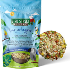Bird Street Bistro Parrot Food - Parakeet  Cockatiel Food - Cooks in 3-15 min w
