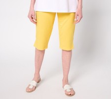 Denim  Co. Women's Petite Pants PL Beach French Terry Skimmer Blonde A647753