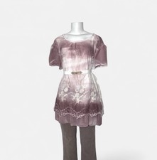 Fairy Lace Top Embroidery Layered Sheer Mash Ethereal Magical Coquette Fairycore