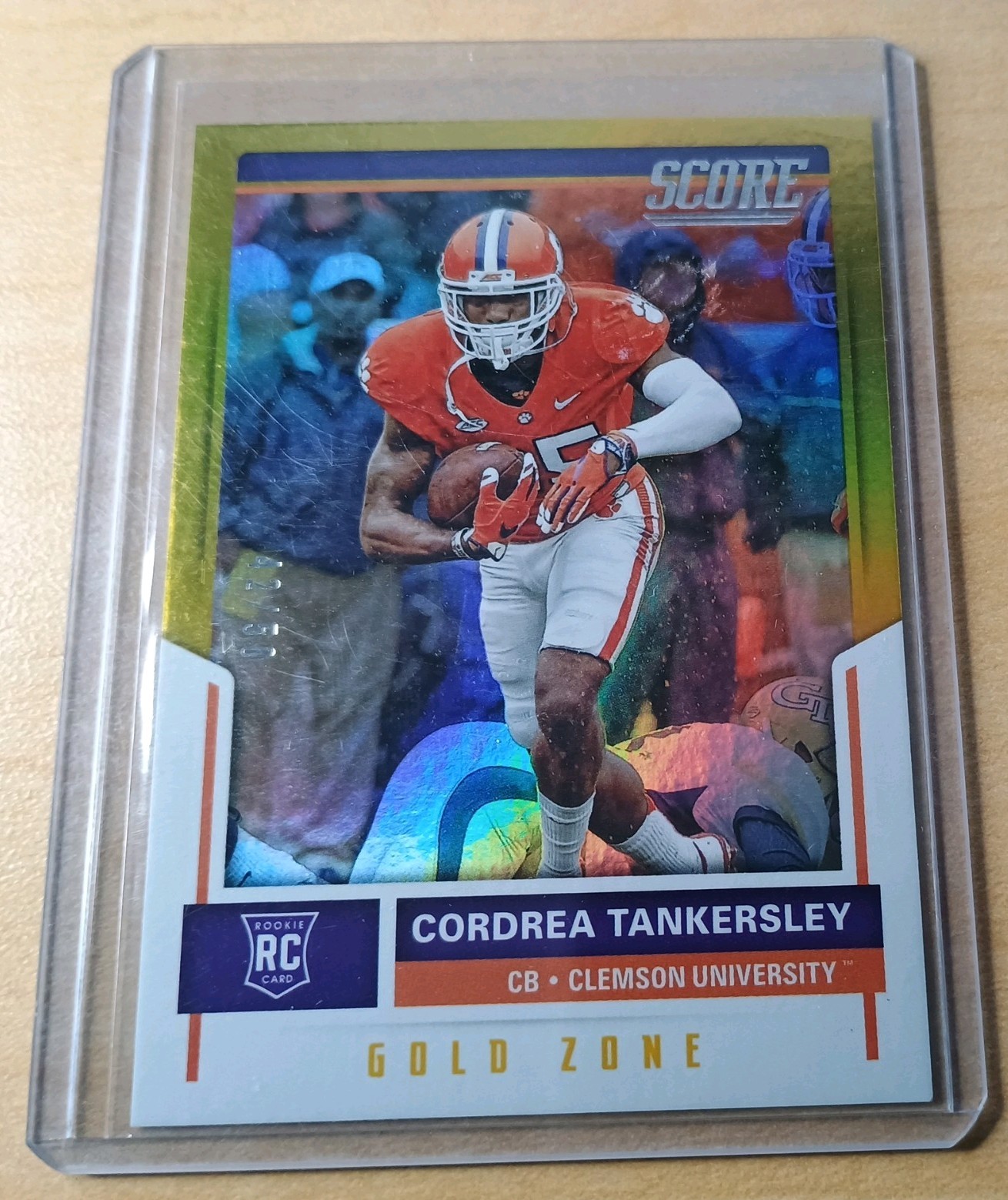 Cordrea Tankersley Panini Score #400 Gold Zone