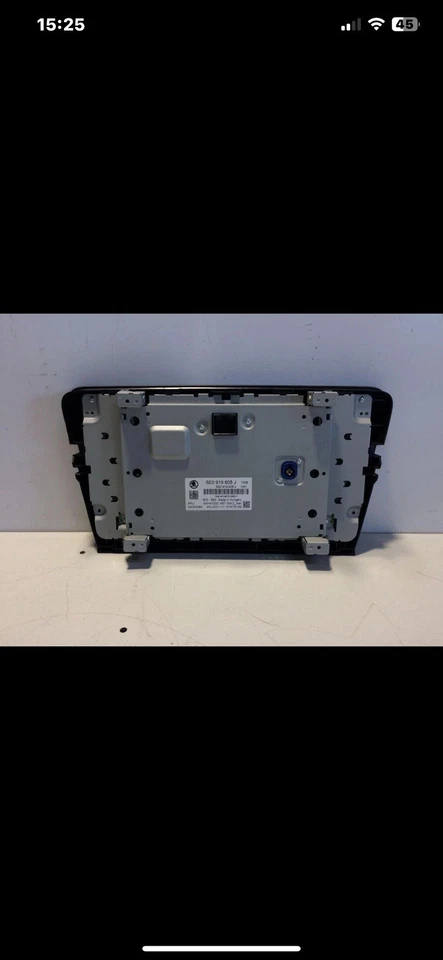 Display Skoda Octavia III Monitor Bildschirm ABT STD Nav Discover 5E0919605D - Bild 3 von 4