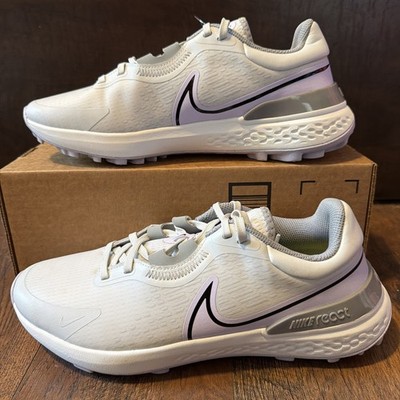 Nike Infinity Pro 2 Photon Dust Gray/Purple/Golf Shoes DM8449-005 Sz 9.5 Wide