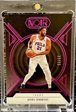 2024-25 Panini Noir - Icon Edition Joel Embiid #89 Platinum /1 for