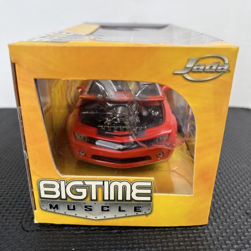 JADA BIGTIME MUSCLE 2007 CHEVY CAMARO CONVERTIBLE CONCEPT RED/BLACK 1:24 - Picture 8 of 14