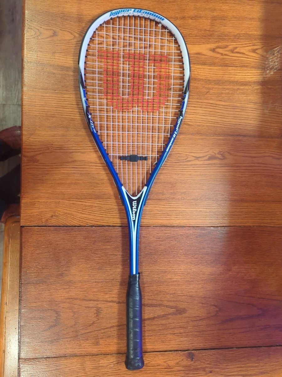 Raquette De Squash Wilson TI Graphite Titanium – Bleue – Avec Housse – Occasion