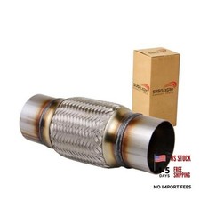 Exhaust Flex Pipe Universal Type 100 Steel For Heavy Duty 3.0X6X10 Stainless