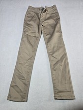 Jordache Pants Girls 8 Slim Khaki Stretch Pants Uniform Adjustable Waist