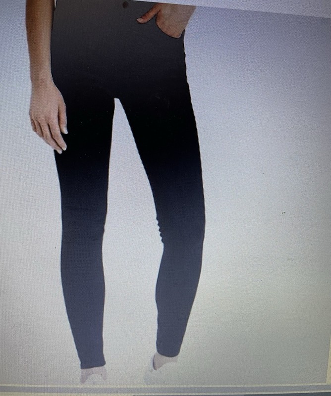 American Eagle Jeans Size 2 Short Super High Jegging Dream Skinny Black Stretch
