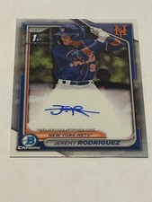 2024 BOWMAN CHROME AUTOGRAPH  JEREMY RODRIGUEZ 1ST BOWMAN METS