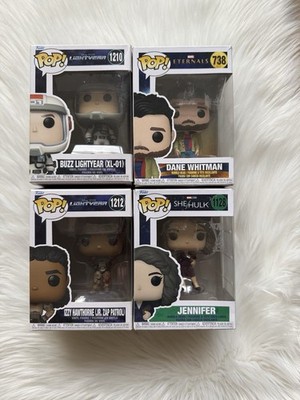 Funko Pop Marbel She Hulk Lightyear Eternals Set 4 Stück Neu OVP Einzelkauf