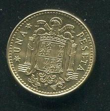 Spain  Spain    1 Peseta , K806 #212112 , 1975(77) UNC