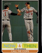 2020 Topps Heritage #NT-8 Stevie Wilkerson Now and Then