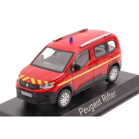Peugeot Rifter 2019 Pompiers 1:43 Norev Pompieri -D- Neues Modell