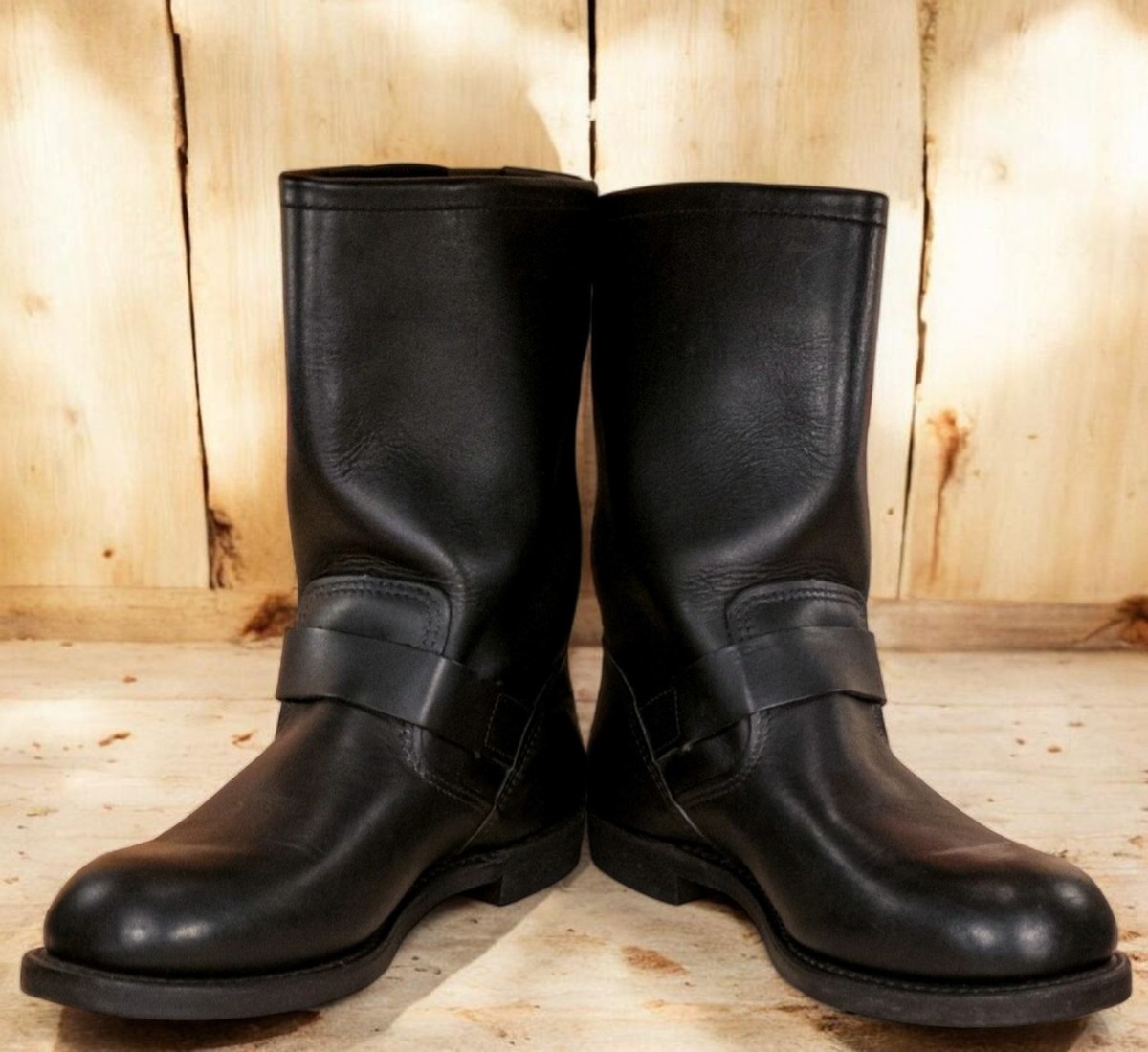 Bottes Red Wing Indian Motorcycle 4313 - Taille 12 D, Cuir Ambre, Neuf Avec étiquettes