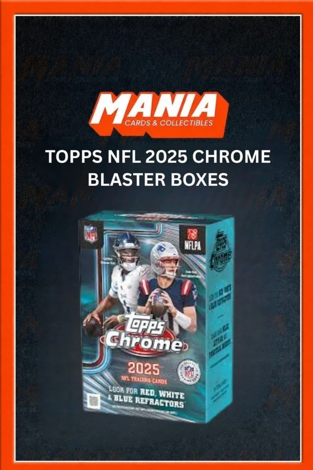 NFL Chrome 2025 Blaster Boxes (ct060626)