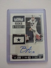 2023 Panini Contenders Brandon Aubrey Auto Rookie Ticket RC Cowboys #275
