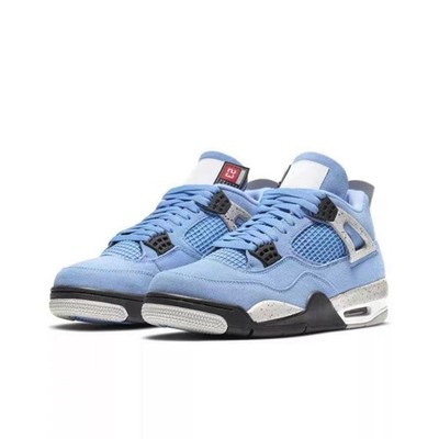 Nike Air Jordan 4 ''University Blue'' Men's Retro Mid Top Basketball Shoes