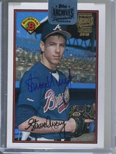 2018 Topps /66 Steve Avery (1989 Bowman) #89B-268 Buyback Auto 5m1