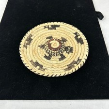 Tohono O'odham Turtle and Pelican Basket by Bernie Moreno