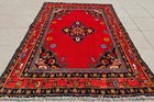 Amazing Hand Knotted Vintage Tribal Hamidoun Wool Area Rug 5.1 x 3.6 Ft — photo 3