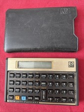 Vintage Hewlett Packard HP 12C Scientific Calculator With Case